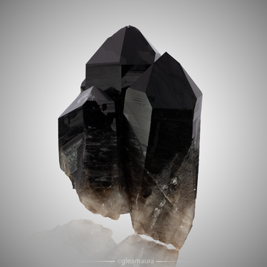 Smoky Quartz (Morion), natural mineral specimen from Miller Mountain Mine, USA
