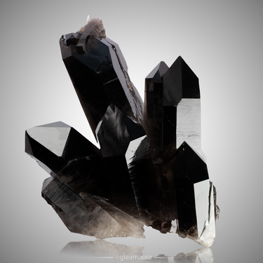 Smoky Quartz (Morion), natural mineral specimen from Miller Mountain Mine, USA