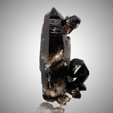 Smoky Quartz (Morion), natural mineral specimen from Miller Mountain Mine, USA