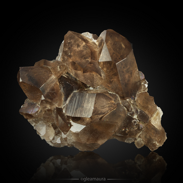 Smoky Quartz, natural mineral specimen from Argentière Glacier, France