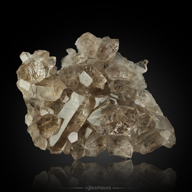 Smoky Quartz, natural mineral specimen from Argentière Glacier, France