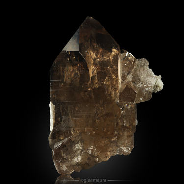 Smoky Quartz, natural mineral specimen from Argentière Glacier, France