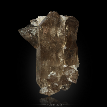 Smoky Quartz, natural mineral specimen from Argentière Glacier, France