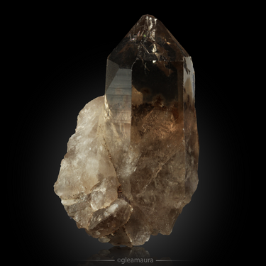 Smoky Quartz, natural mineral specimen from Argentière Glacier, France