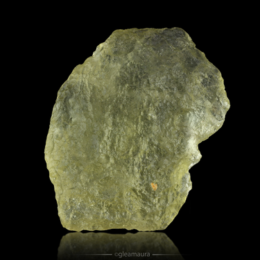 Libyan Desert Glass, natural mineral specimen from Libyan Desert Glass area, Egypt (view 1)