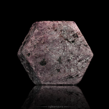 Red Ruby Corundum, natural mineral specimen from Madagascar