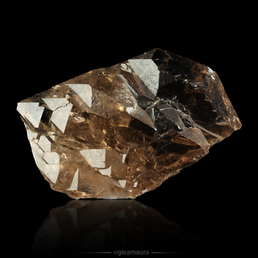 Gwindel Quartz, natural mineral specimen from Furka, Switzerland (view 1)