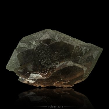 Gwindel Quartz, natural mineral specimen from Furka, Switzerland (view 1)