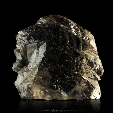 Gwindel Quartz, natural mineral specimen from Tiefen glacier, Switzerland (view 1)