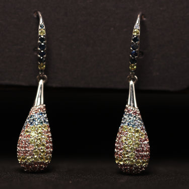 Rainbow Sapphire Earring