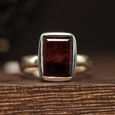 Bicolor Tourmaline Ring, gemstone jewellery