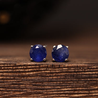 Sapphire Earring, gemstone jewellery (view 1)