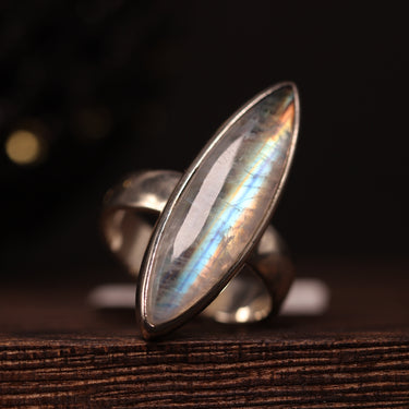 Moonstone Marquise Ring