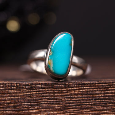 Turquoise Ring, gemstone jewellery (view 1)