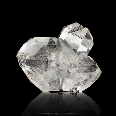 Herkimer Diamond, natural mineral specimen from Herkimer Diamonds Mine New York, USA