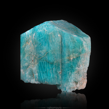 Amazonite, natural mineral specimen from Crystal Peak, USA