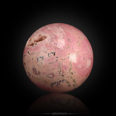 Peruvian Rhodochrosite Sphere, natural mineral specimen from Peru