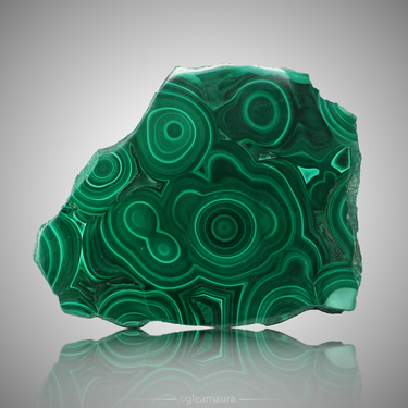 Malachite, natural mineral specimen from Congo