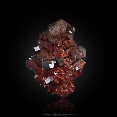 Vanadinite Leaf Raw, natural mineral specimen from ACF Mine, Morocco