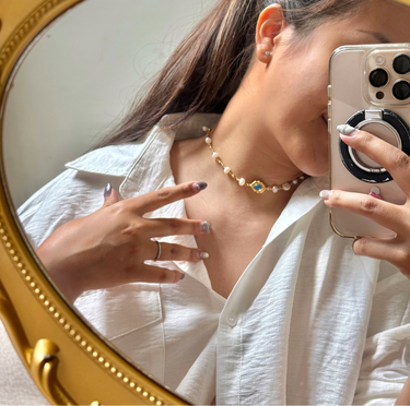 Butterfly Wing Necklace/Bracelet, gemstone jewellery (view 1)