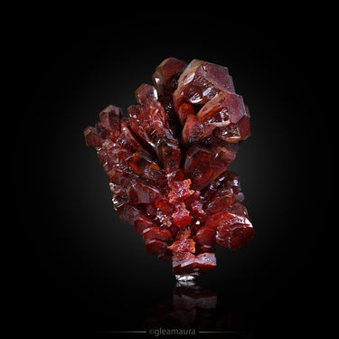 Vanadinite Leaf Raw, natural mineral specimen from ACF Mine, Morocco