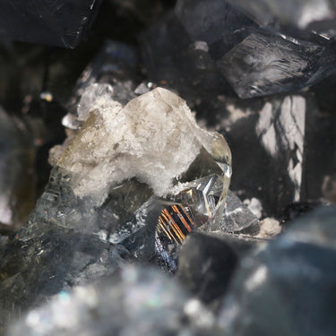 Celestite, natural mineral specimen (view 2)