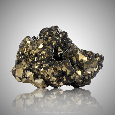 Octahedron Peru Pyrite, natural mineral specimen