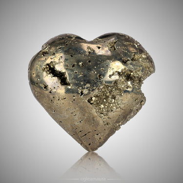 Peruvian Pyrite Heart, natural mineral specimen