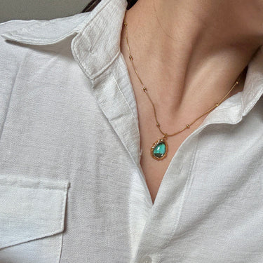 Butterfly Wing Necklace, gemstone jewellery (view 1)