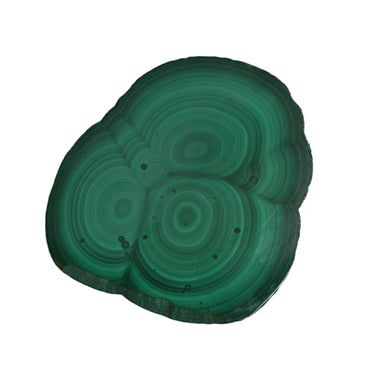 Malachite Stalactite Slab, natural mineral specimen (view 1)