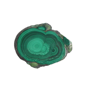 Malachite Stalactite Slab, natural mineral specimen (view 1)