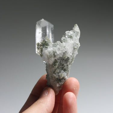 Himalayan Quartz Cluster, natural mineral specimen (view 1)