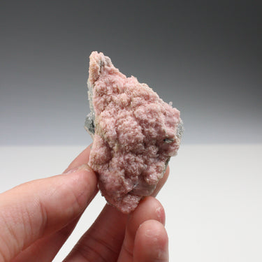 Bulgarian Rhodochrosite Cluster, natural mineral specimen (view 2)