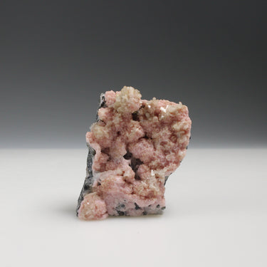 Bulgarian Rhodochrosite Cluster, natural mineral specimen (view 1)