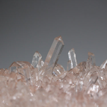 Pink Samadhi Quartz Cluster, natural mineral specimen (view 2)