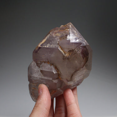 Elestial Amethyst Cluster, natural mineral specimen (view 1)