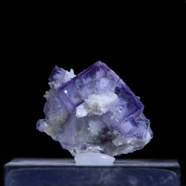 Porcelain Fluorite, natural mineral specimen (view 1)