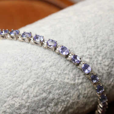 Tanzanite Bracelet, gemstone jewellery (view 1)