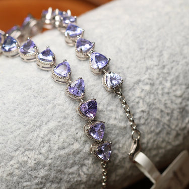 Tanzanite Bracelet, gemstone jewellery (view 1)