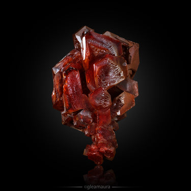 Vanadinite Leaf Raw, natural mineral specimen from ACF Mine, Morocco