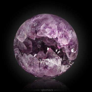 Amethyst Geode Sphere, natural mineral specimen
