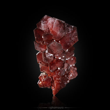 Vanadinite Leaf Raw, natural mineral specimen from ACF Mine, Morocco