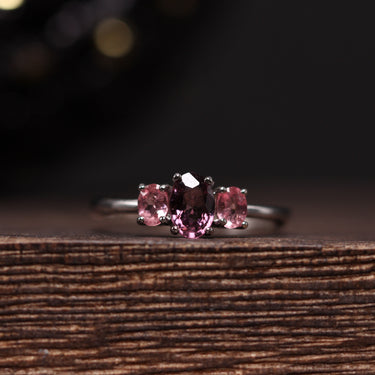 Spinel + Tourmaline Ring, gemstone jewellery (view 1)