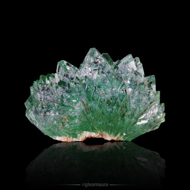Fluorapophyllite, natural mineral specimen from Jalgaon, and soaking. A soft brush or a puff of air keeps it glassy. One of…