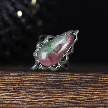 Tourmaline Ring, gemstone jewellery (view 1)