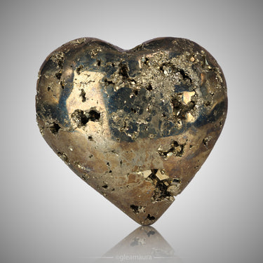 Peruvian Pyrite Heart, natural mineral specimen