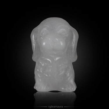 Clear Quartz Poodle, natural mineral specimen (view 1)