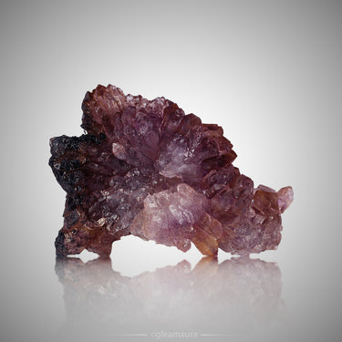 Rutilated Quartz Var. Crazy Amethyst, natural mineral specimen from Mine de Kakamunurle - District De Karur - Tamil Nadu - I…