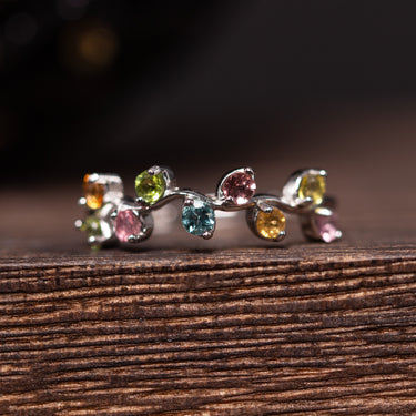 Tourmaline Ring, gemstone jewellery (view 1)
