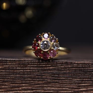 Spinel Spinning Ring, gemstone jewellery (view 1)